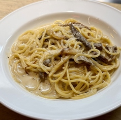 ポルチーニのクリームパスタ