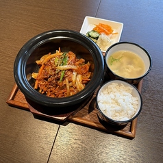 ピリ辛豚プルコギ 定食