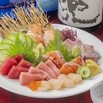 鮮度抜群のお刺身盛り合わせ◎仕入れにより日々変化する内容☆ボリュームも◎