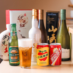 台湾ビールをはじめ、様々なアルコールメニューをご用意