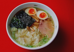 シオワンタンメン味たまご付/シオネギラーメン