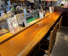 カウンターあります。