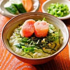 出汁茶漬け　明太