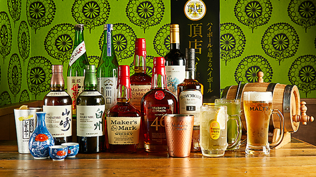 お酒の種類も豊富♪