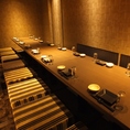 【完全個室】2名様からご利用いただける落ち着いた個室席が自慢。ご宴会はもちろん、接待や会食などの大事なシーンにも◎
