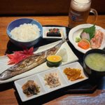 店内に関サバ・関アジ・河豚・ひらめ…鮮度抜群でお造りに致します。