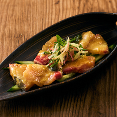 ぶりの味噌和え