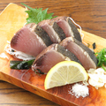 料理メニュー写真&nbsp;わら焼 カツオの塩たたき