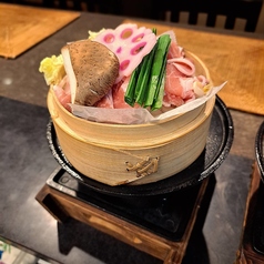 島黒豚のせいろ蒸し