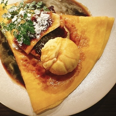 焼きバナナのキャラメリゼとアフォガード・アル・カッフェ