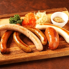 ソーセージ5種盛合せ