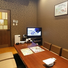 ５名～６名様までOKのTV付個室