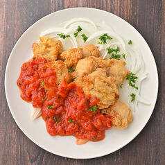 らいぜん名物!若鶏の唐揚げ ~ケッカソース~