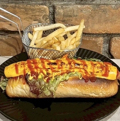 チーズホットドッグ ポテト付