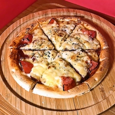 サラミアンチョビピザ