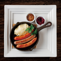 いも豚　de　ソーセージ盛合せ