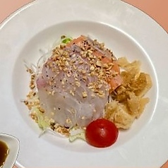 鯛のカルパッチョ