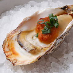 ウニと牡蠣醤油の焼き牡蠣