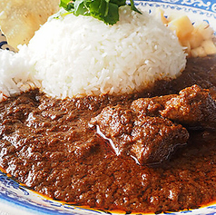 2)有機ビネガーカレー(ポーク or エビ)