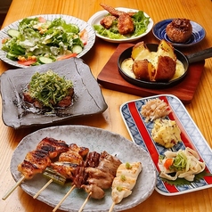 やきとりtenten 千日前店のコース写真