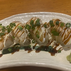サーモンハラスの炙り寿司(4貫)/うなぎの炙り寿司(3貫)