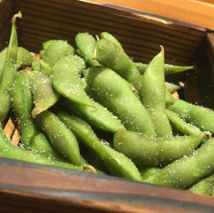 蒸し黒枝豆
