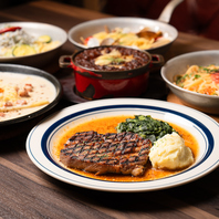 がっつり食べたい方にお勧め！お肉料理多数ございます！