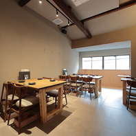 少人数のデートから貸切での一体感ある集まりまで幅広く