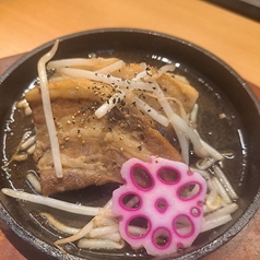 角煮のステーキ風