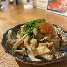 鶏皮ゆずポン酢