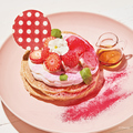 料理メニュー写真 キュートな料理研究家のピンクベリーパンケーキ ～Minnie Style～