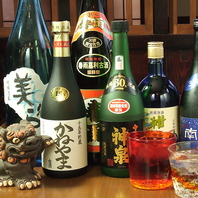 沖縄のお酒も豊富に取り揃えています☆