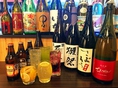 常時３０種類以上の日本酒。十四代や限定酒も！３つの酒店より入荷する日本酒には、新政No.6や田酒、十四代などプレミア酒も！また季節に合わせた限定酒や新酒等も積極的に入れております。