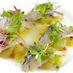 炙り〆サバと秋なすのマリネ