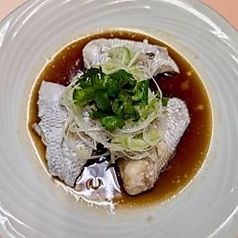 鯛かまの香港式葱生姜蒸し（3切れ）