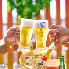 屋上の開放感を感じながら楽しめるスタンダード席