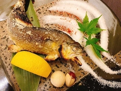 子持ちあゆ塩焼き