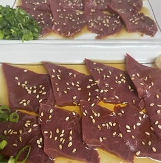 牛ハツ刺し