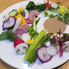 野菜のカニ味噌バーニャカウダー