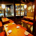 広々ゆったりくつろげるお席です