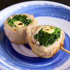 ニラチーズ巻き串