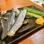 香ばしく炙った身欠きにしんです。旨味が凝縮され、日本酒が進む逸品。シンプルに津軽の味をどうぞ☆