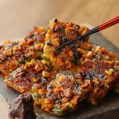 香ばし焼きもろこしチヂミ