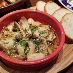 丸ごと食べる!ソフトシェルエビのアヒージョ