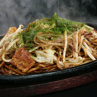 たこ焼以外も充実！ソース焼そばなどの鉄板メニュー