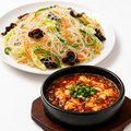 料理メニュー写真&nbsp;焼きビーフン/地獄マーボー豆腐