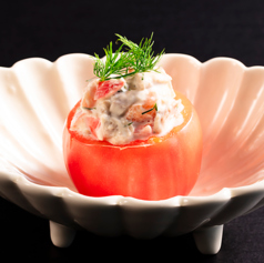 自家製ツナとトマトのサラダ