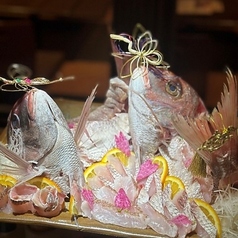 【お祝い・お顔合わせ】夫婦鯛お祝い会席 ※飲み放題オプションあり