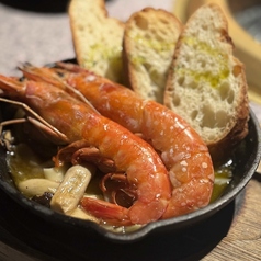 赤海老のアヒージョ