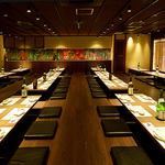 広々としたお席を完備！人数に合わせた個室ご用意！